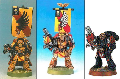 3 versions of the same miniature
